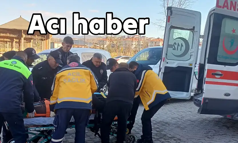 Adliye önünde fenalaşıp düştü