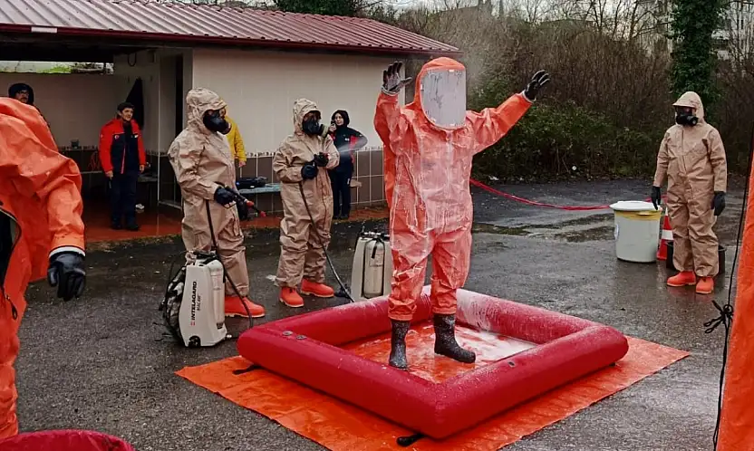 AFAD'dan kimyasal alarm tatbikatı
