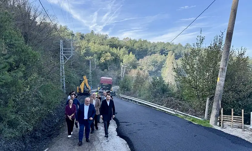 Amasra'ya kaymak gibi asfalt