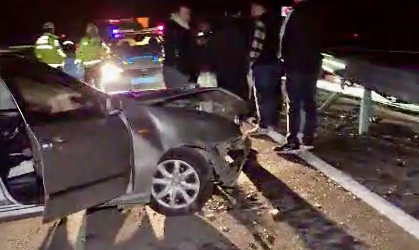 Amasra yolunda kaza, yaralılar var