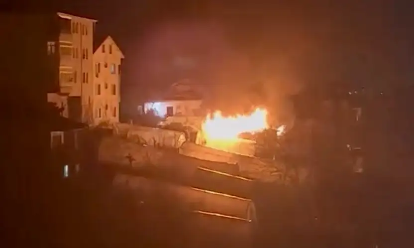 Balamba'da korkutan yangın