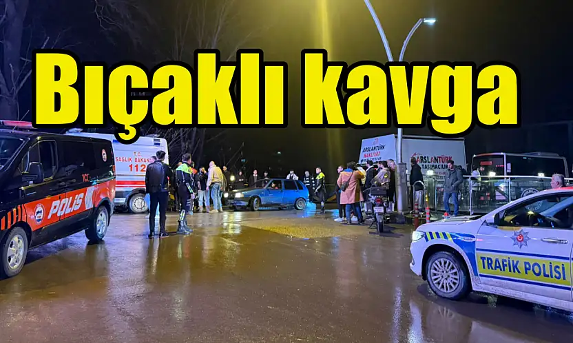 Bartın'da Bıçaklı Kavga
