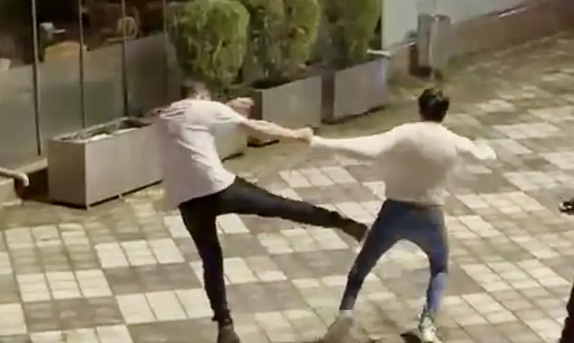 Tekme tokat birbirlerine girdiler