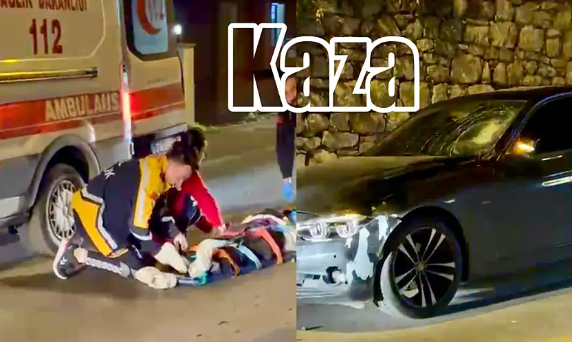 Bartın'da yayaya otomobil çarptı