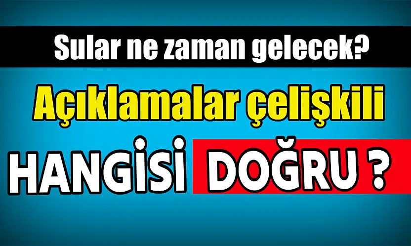 Bartın ve İnkumu susuz kaldı