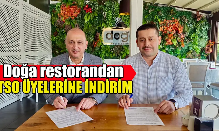 Doğa restorandan TSO üyelerine indirim