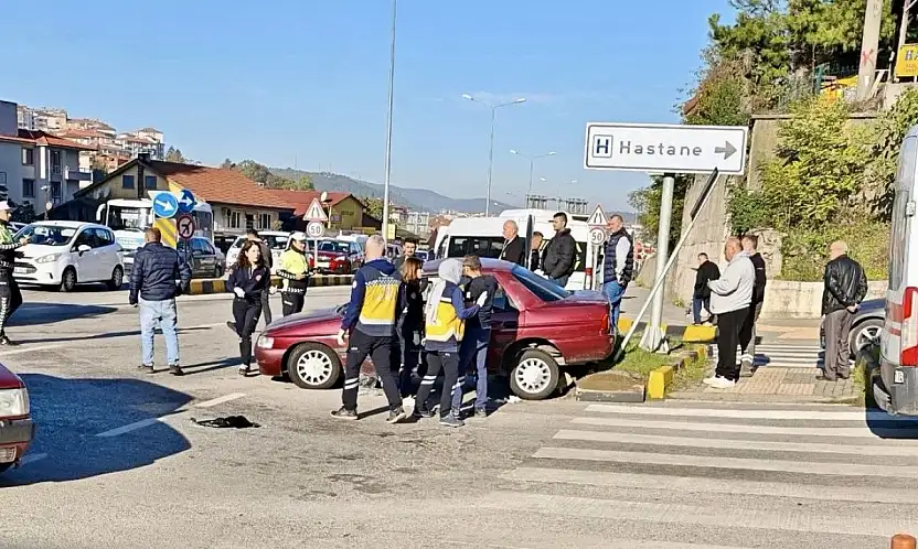 Hastane altında kaza