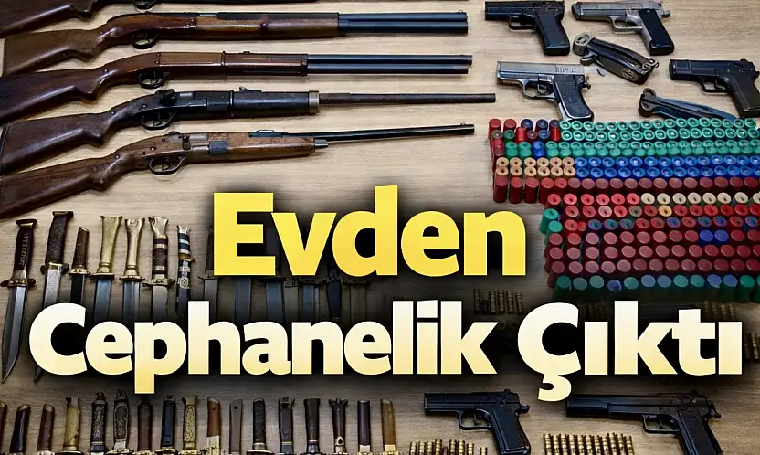 Jandarmadan şüpheli şahsın evine baskın