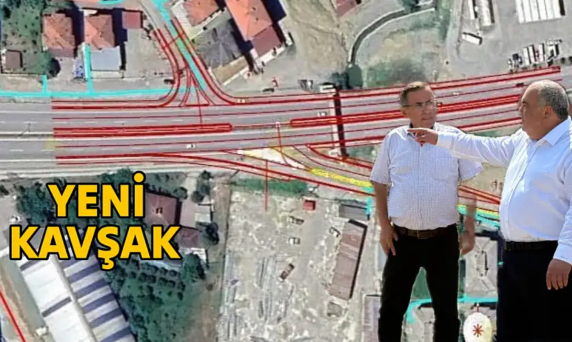 Kavşak düzenlemesi yapılıyor