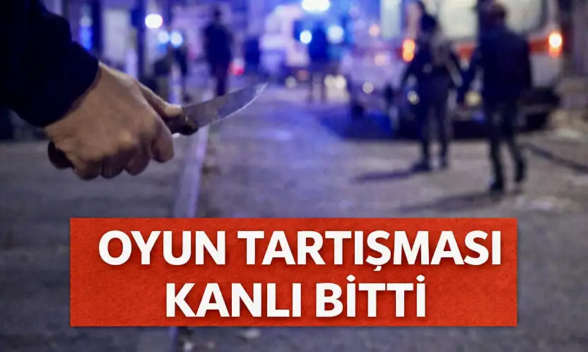 Kemer'de bıçaklı kavga