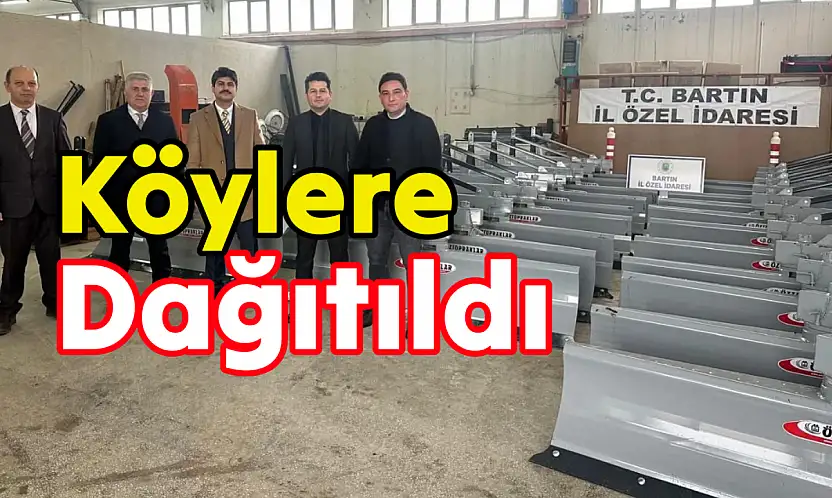 Köylere kar küreme aparatı