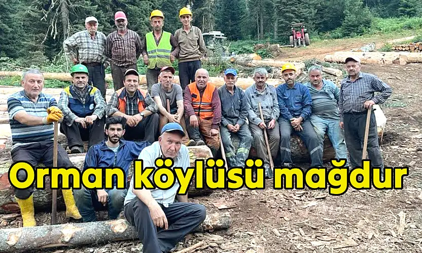 Kumluca'da orman köylüsü mağdur
