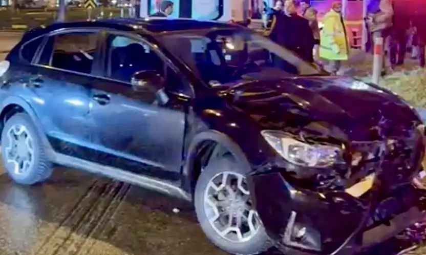 Organize Kavşağında feci kaza