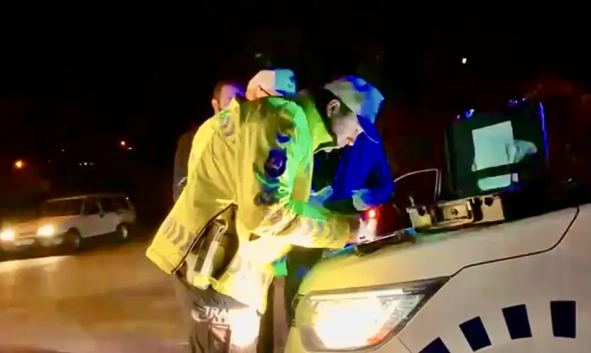 Tıyırtı rampasında polisin sabır testi