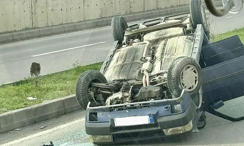 Türbe Mevkiinde kaza