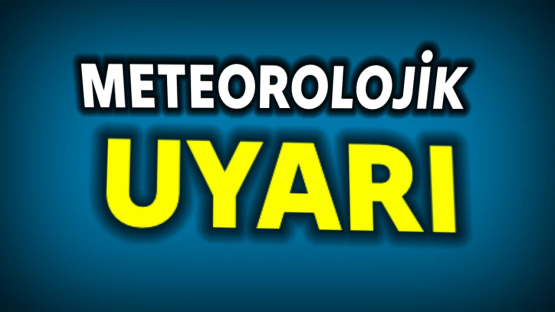 Bartın için meteorolojik uyarı