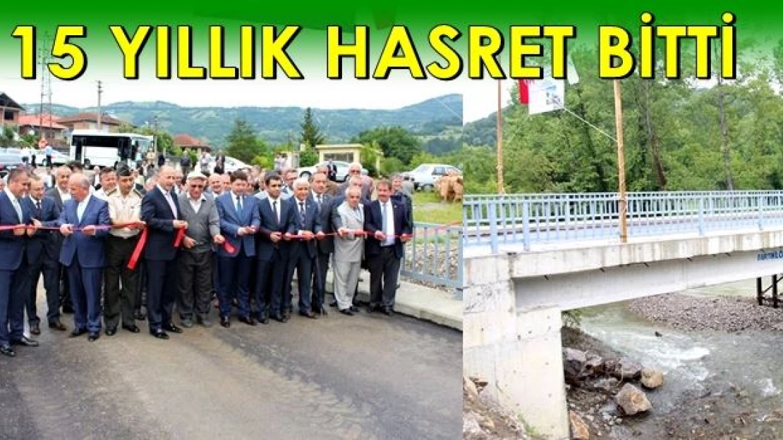 Buğurlar Köyü Köprüsü Hizmete Açıldı