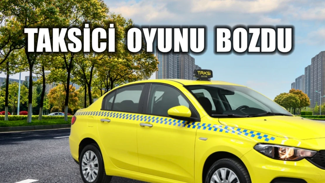 Büyük vurgunu taksici önledi