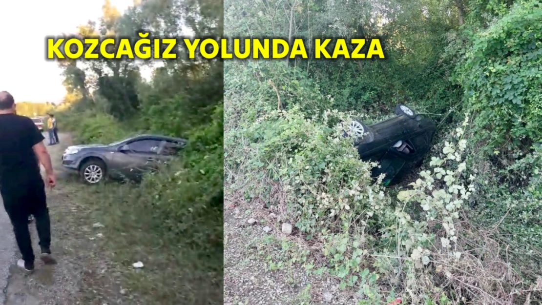 Kozcağız yolunda kaza