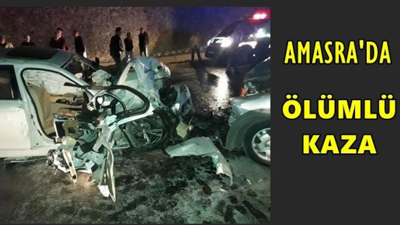 Amasra'da ölümlü kaza!