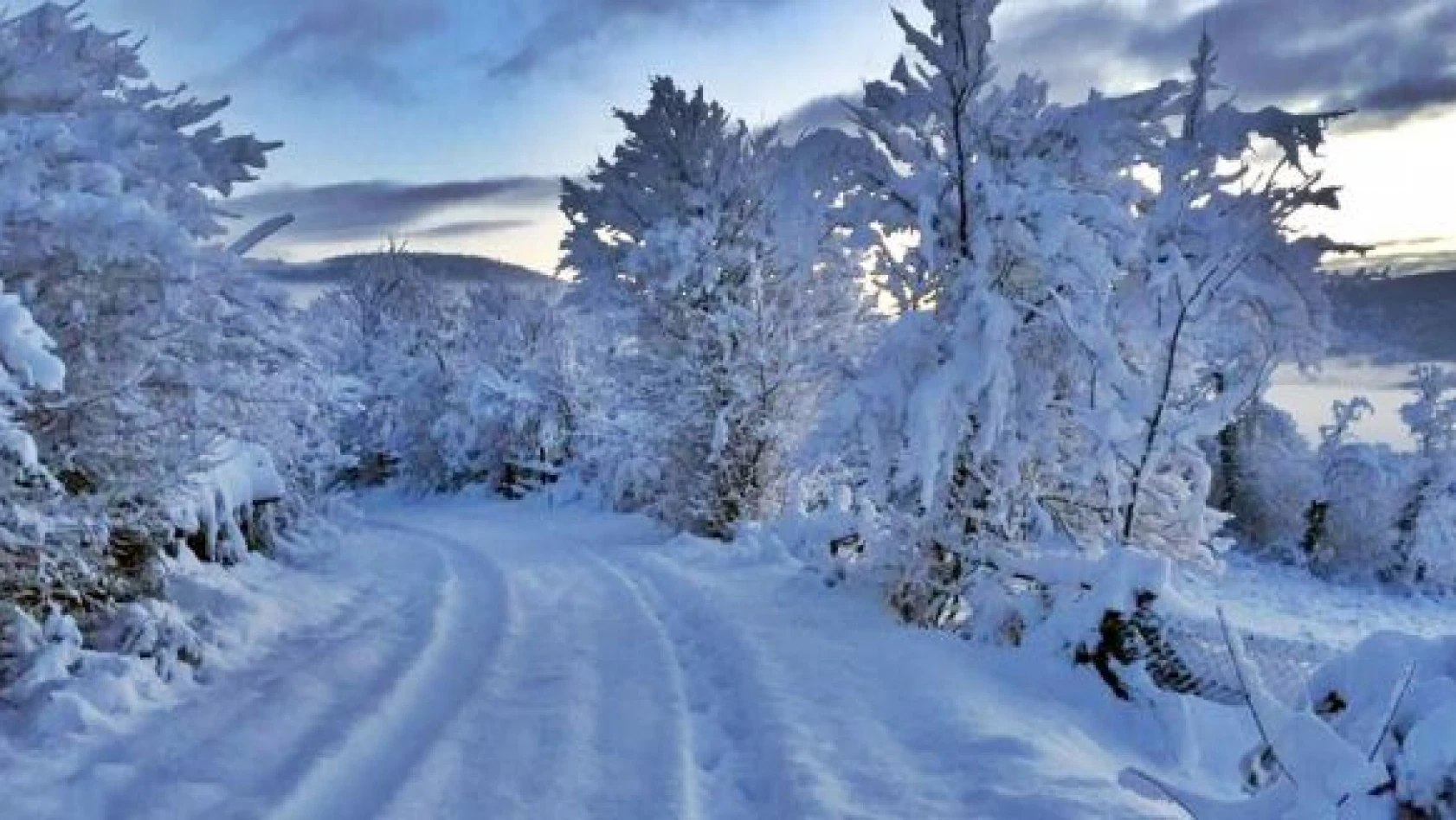 Arıt ve Drahna'dan muhteşem kar manzaraları