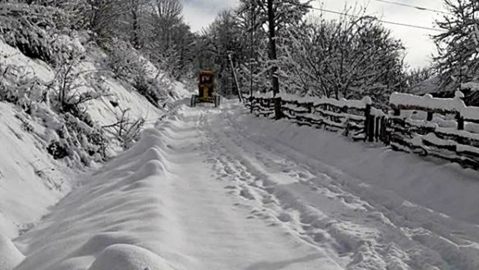 Bartın'da 41 köy yolu kapandı