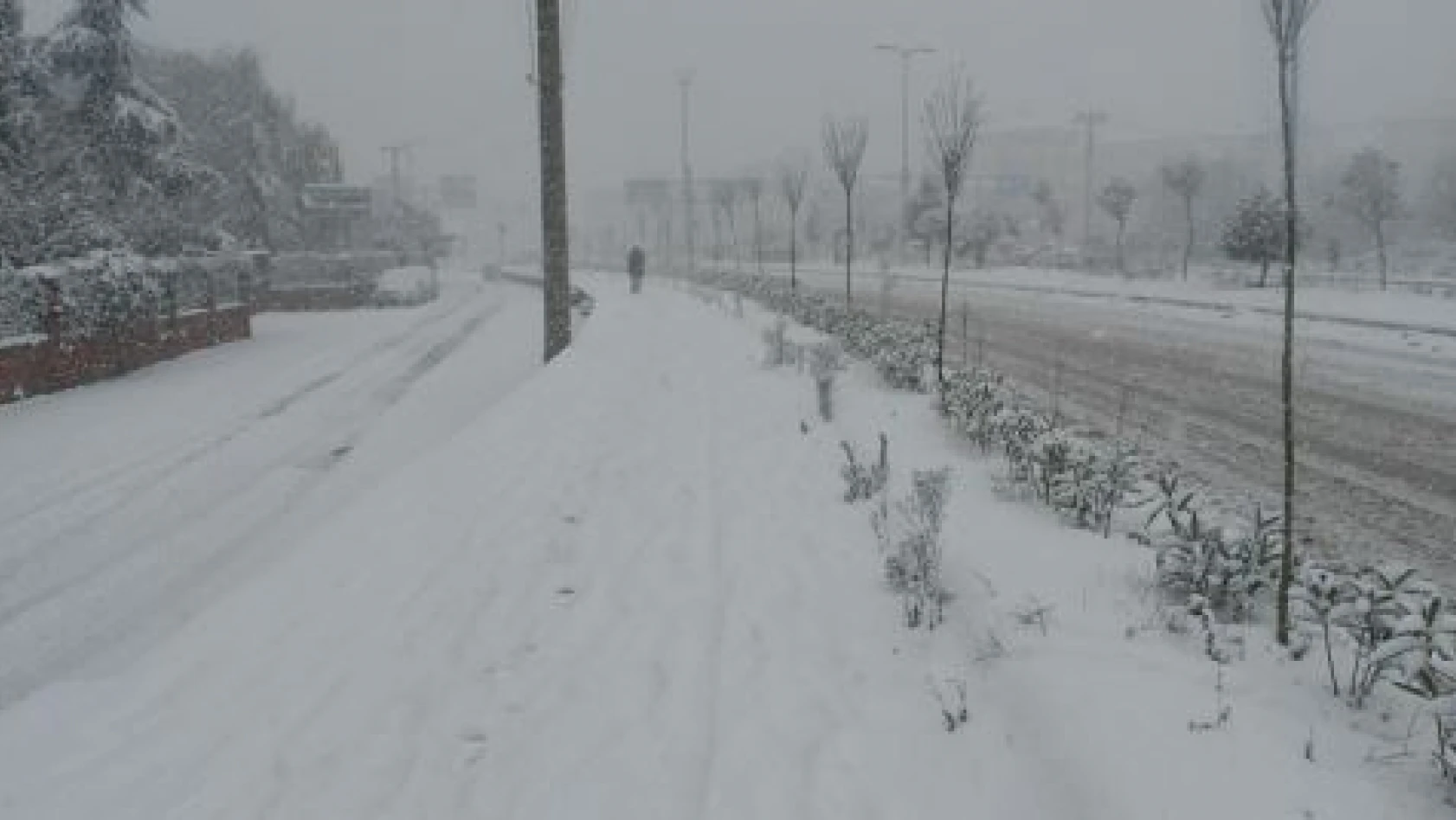 Bartın'da yoğun kar yağışı