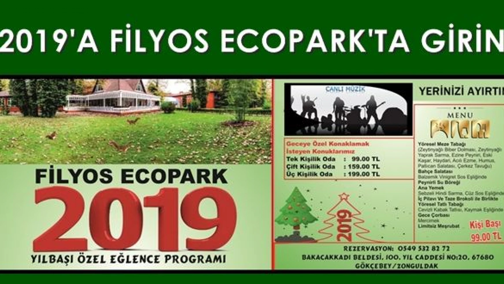 2019 yılına Filyos Ecopark'ta girin