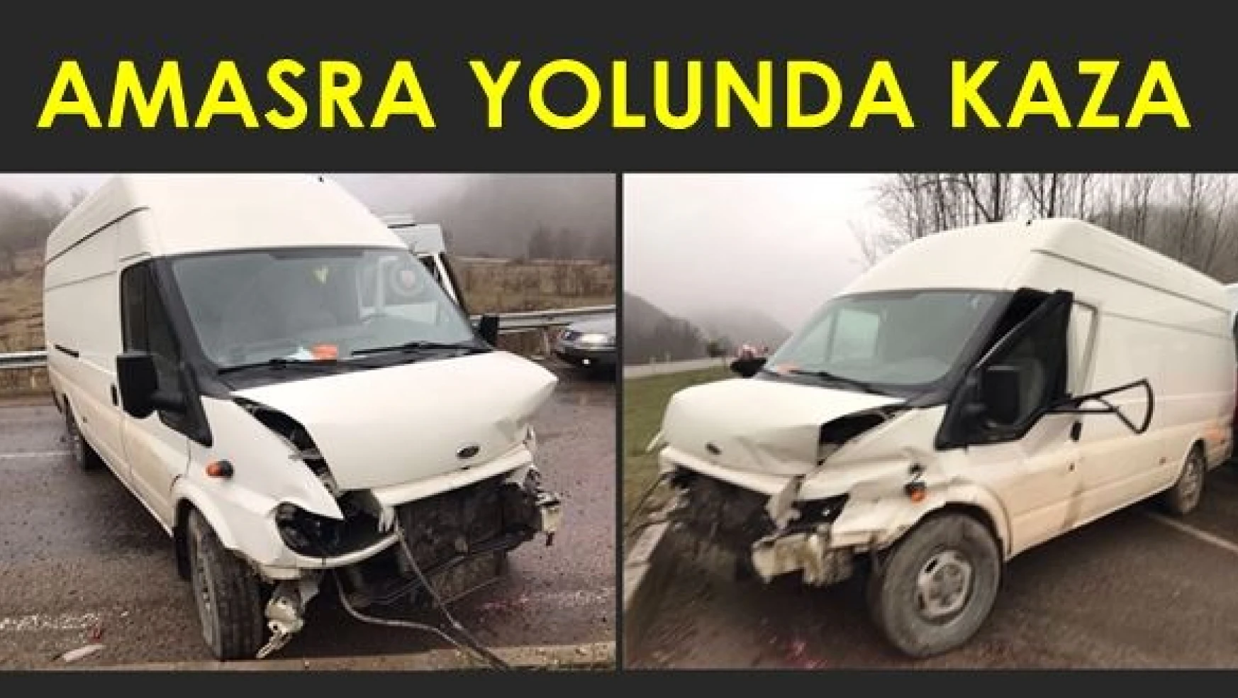 Amasra Yolunda Kaza, 1 yaralı