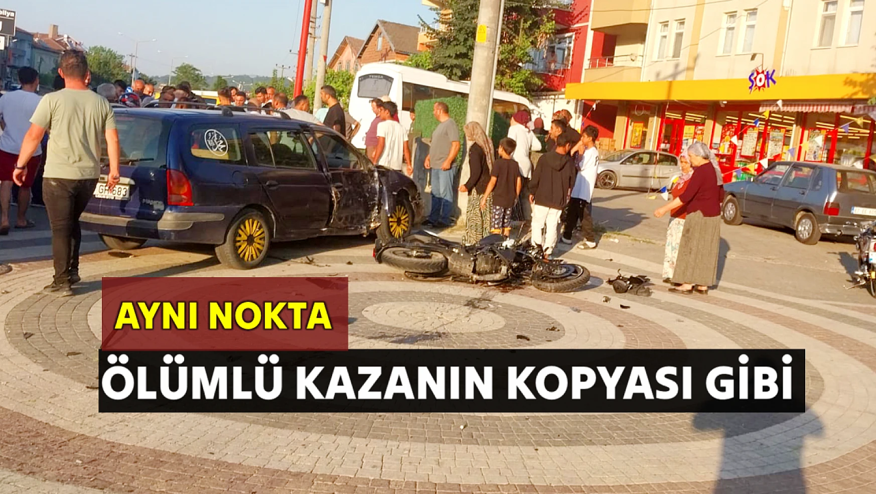 Aynı noktada yine kaza