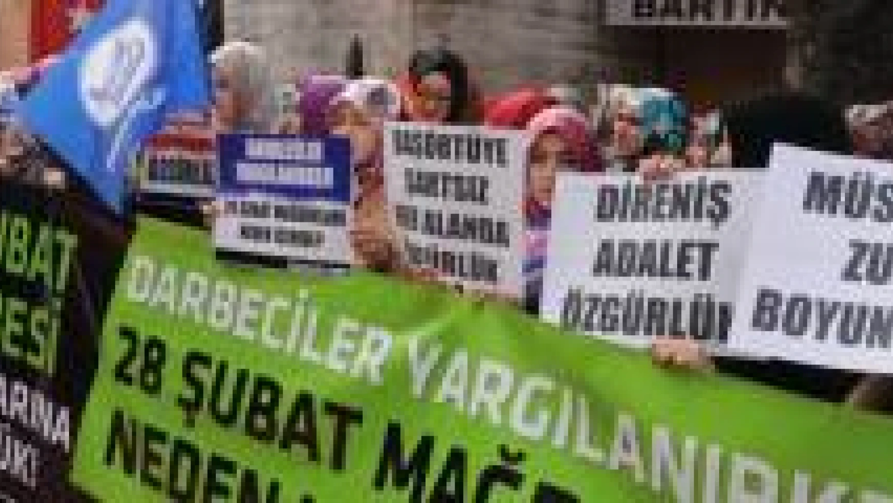 Bartın'da 28 Şubat Protesto Edildi