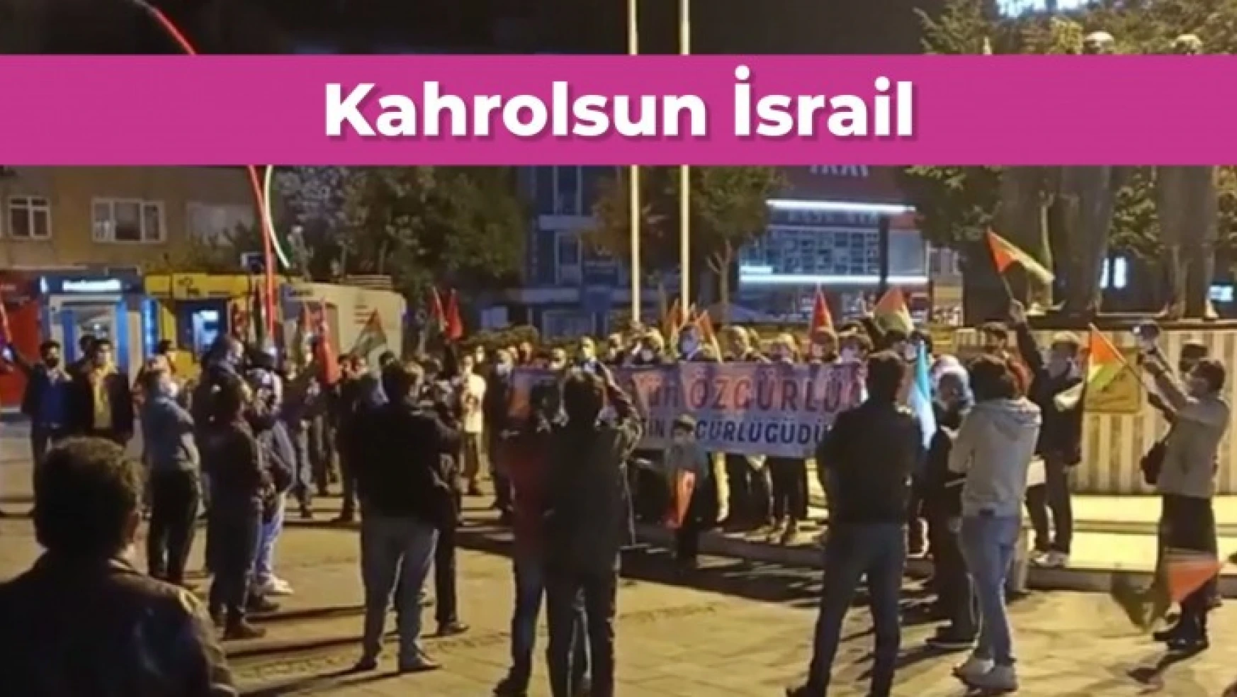 Bartın'da İsrail katliamı protesto edildi