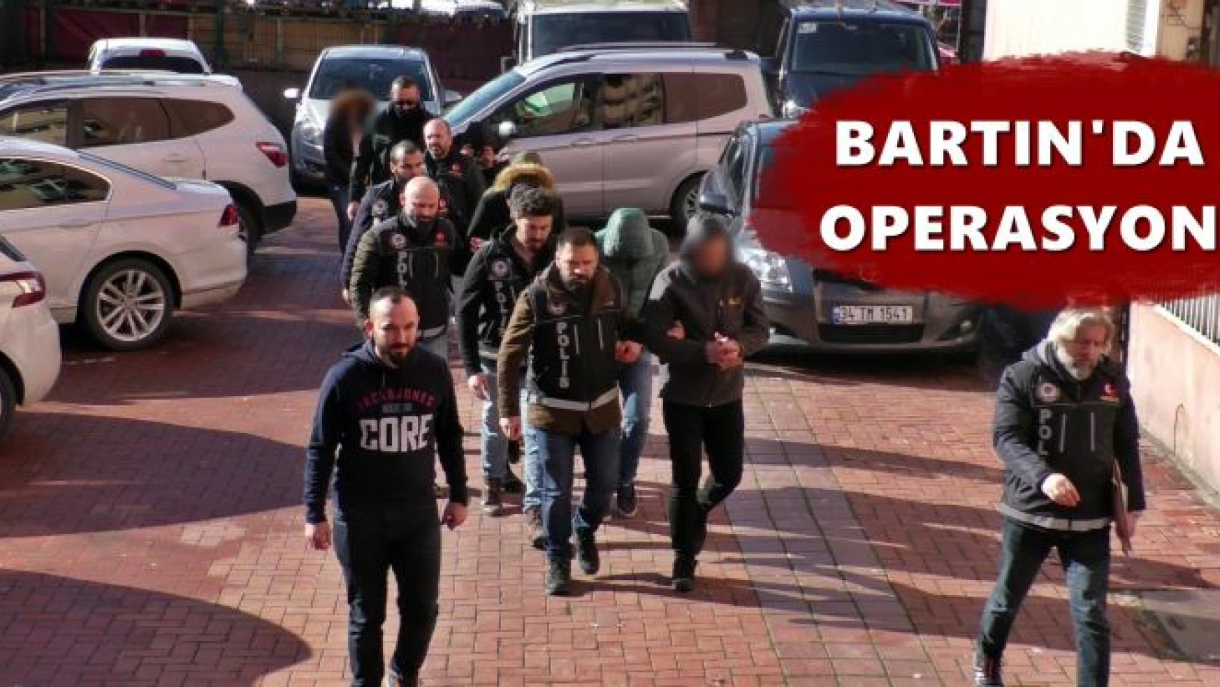 Bartın'da operasyon, 5 kişi tutuklandı