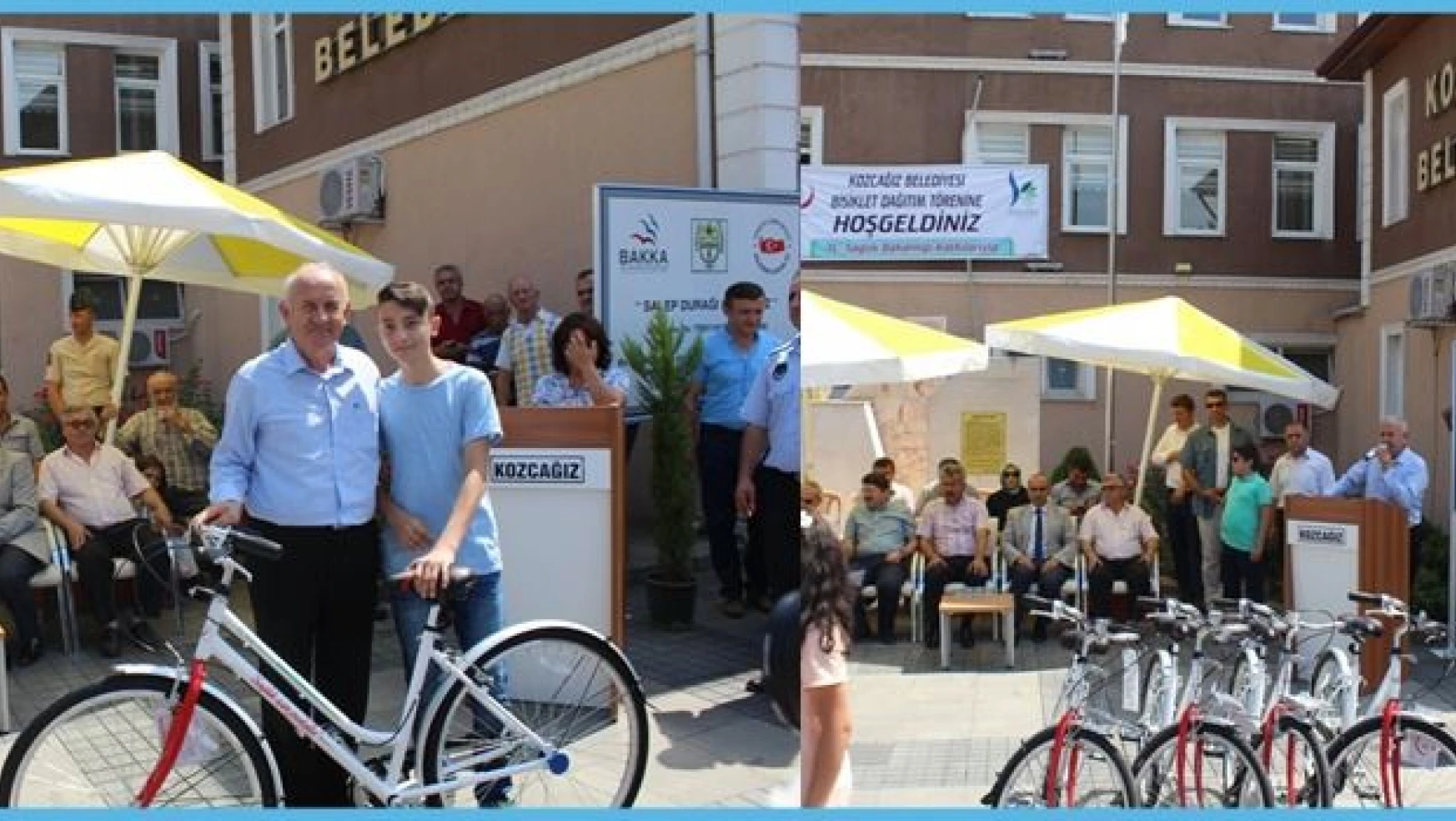 Başkan 'Karaman' Öğrencilere Bisiklet Hediye Etti