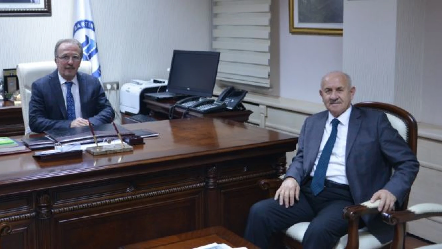 Başkan Karaman, Rektör Uzun'u ziyaret etti
