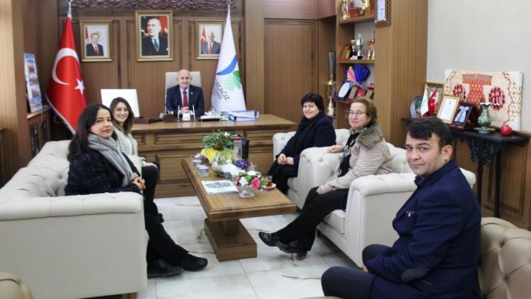Başkan Karaman'a sürpriz ziyaret