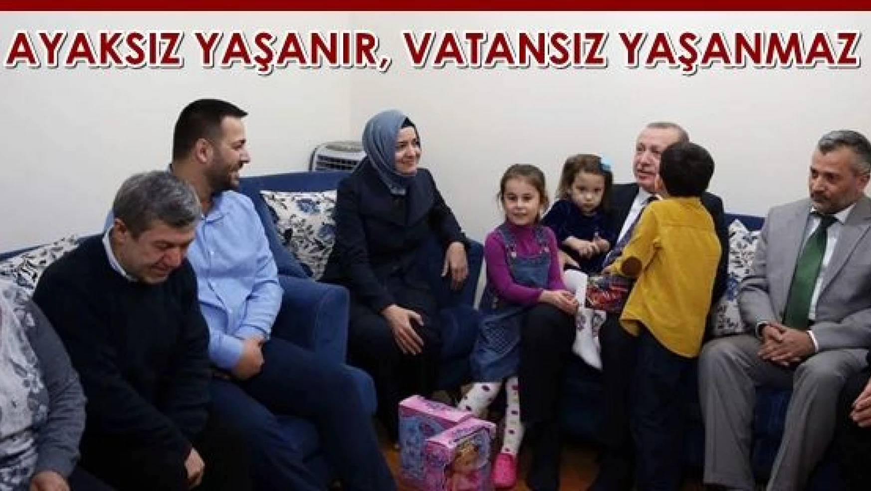 Cumhurbaşkanı Erdoğan'dan Bartınlı Gaziye ziyaret