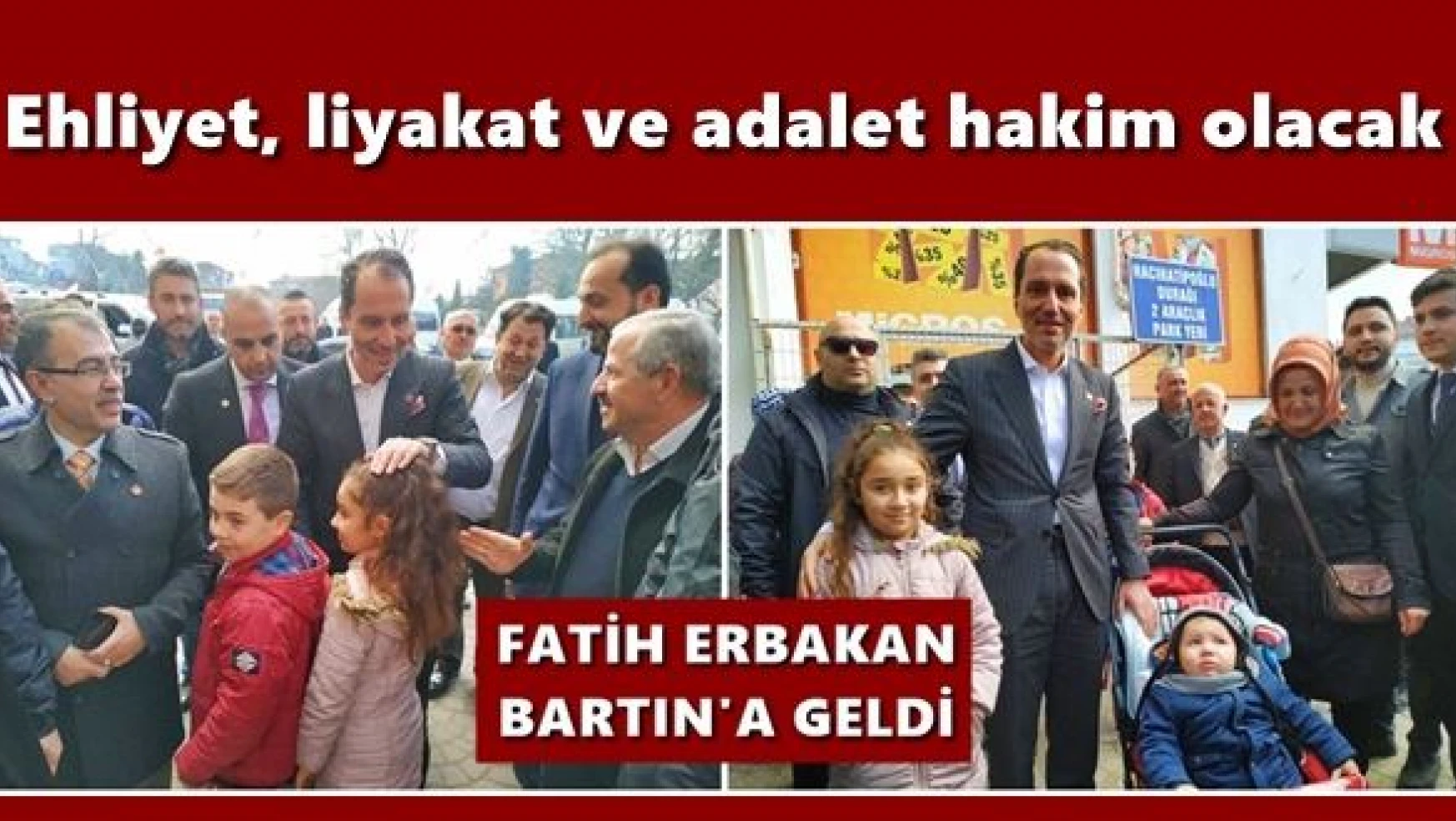 Fatih Erbakan Bartın'a geldi