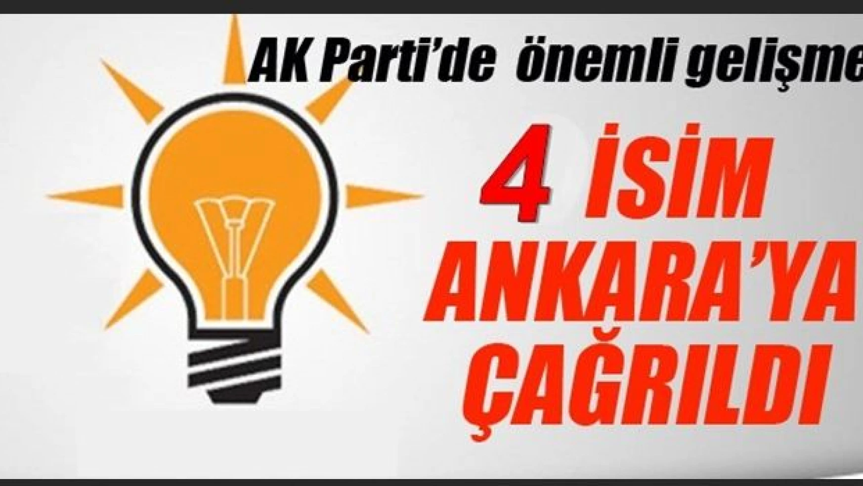 İl başkanlığı için o isimler Ankara'ya çağrıldı
