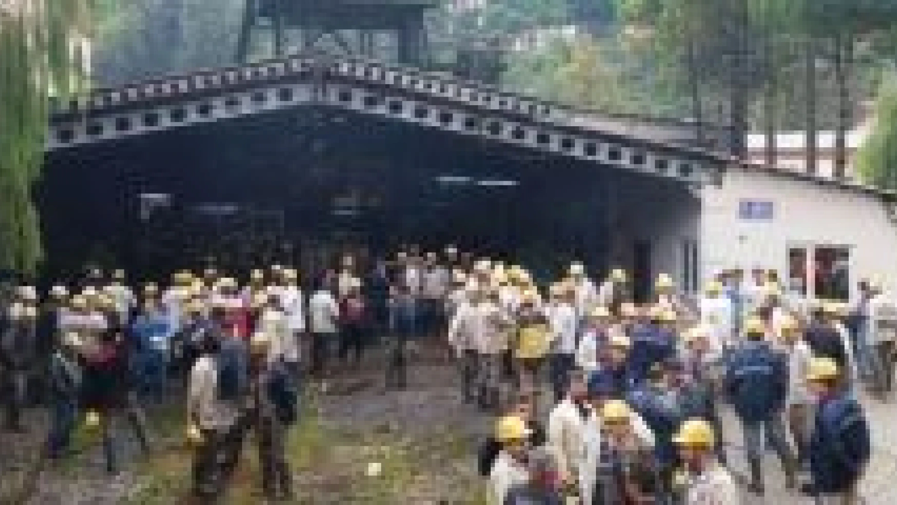 Maden ocağında yangın çıktı