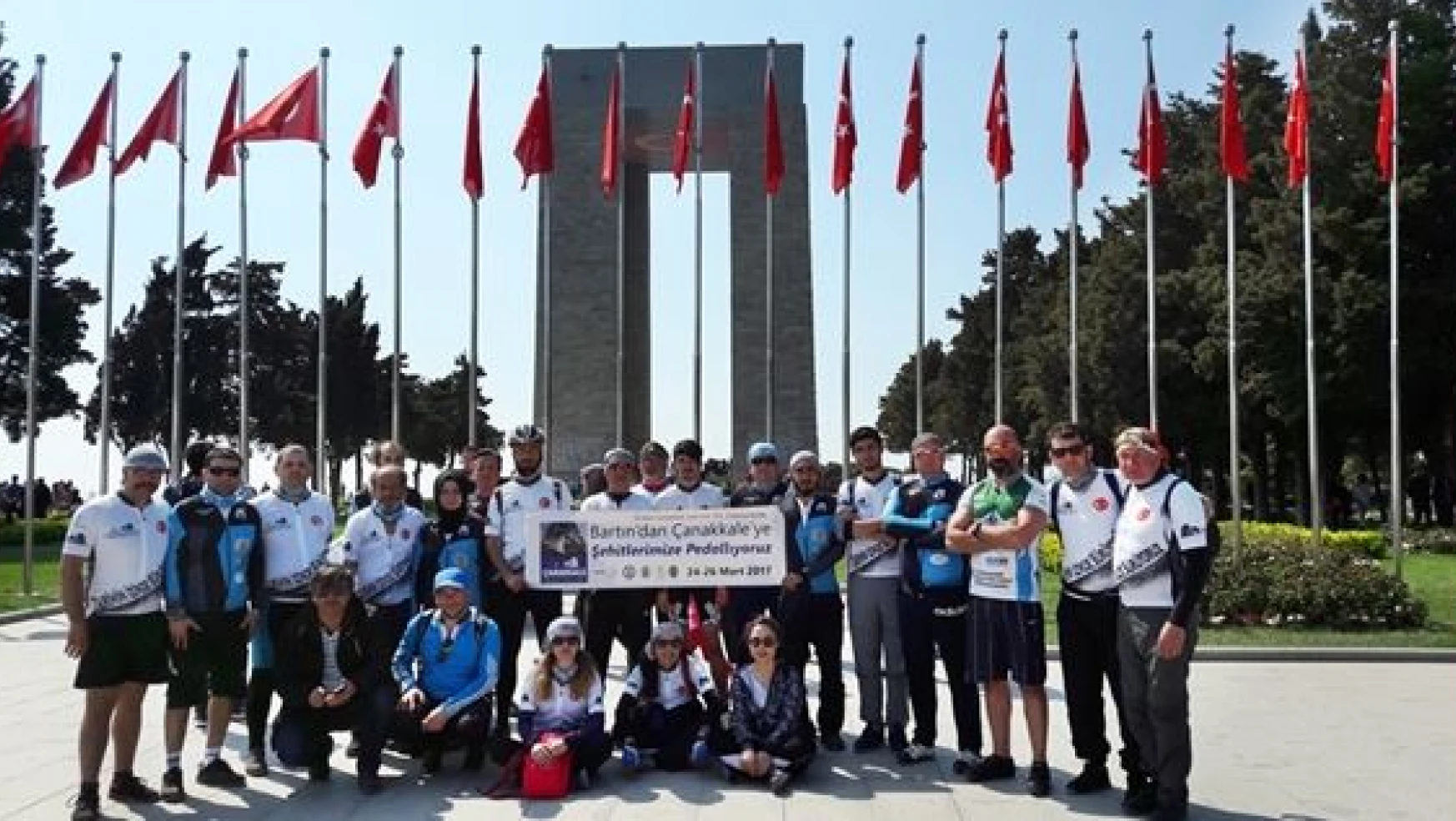 Pedaldaşlar Çanakkale'den döndü