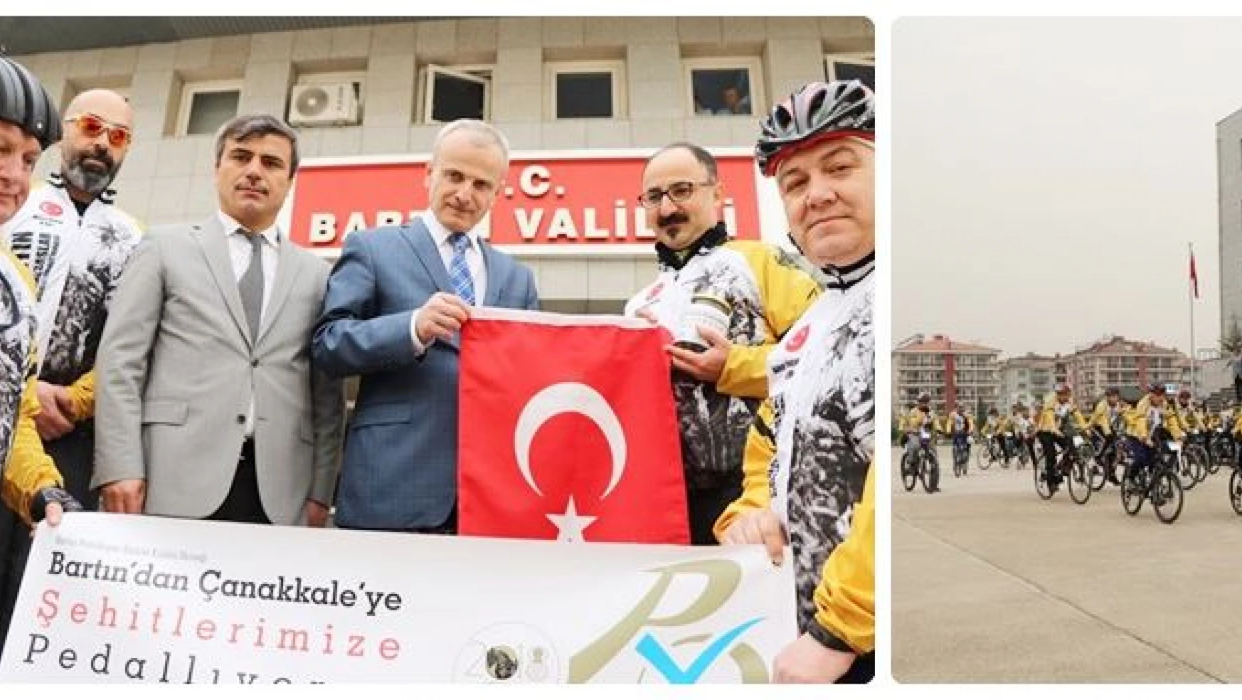 Pedaldaşlar Çanakkale'ye gitti