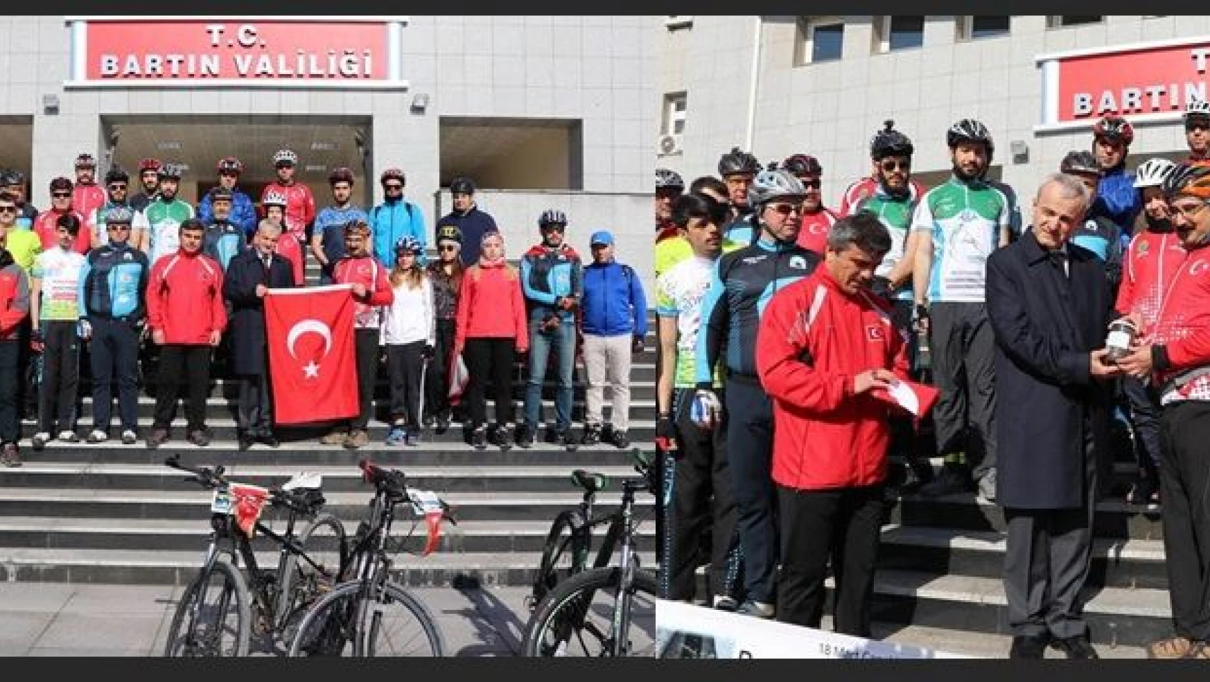 Pedaldaşlar Şehitler için Çanakkale'ye gitti