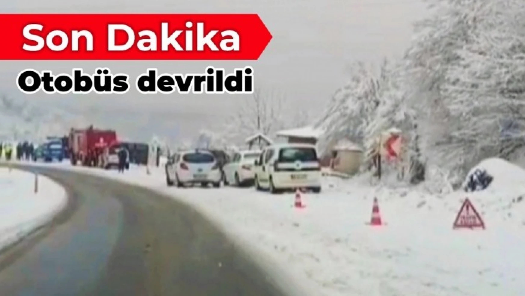 Zonguldak'ta otobüs kazası