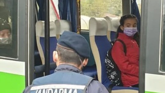 Toplu ulaşım araçlarında koronavirüs denetimi