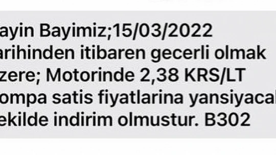 Akaryakıtta beklenen indirim