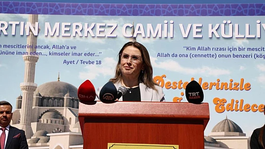 Merkez caminin temeli törenle atıldı
