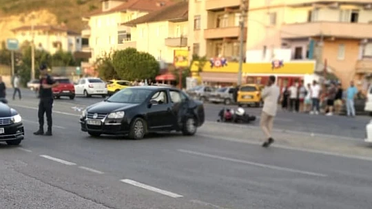 İl Başkanı Arslan'ın oğlu kaza yaptı