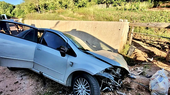 Bayrama gelen aile kaza yaptı