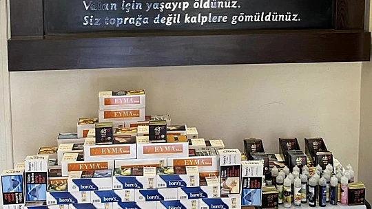 Kom şubeden kaçak operasyonu